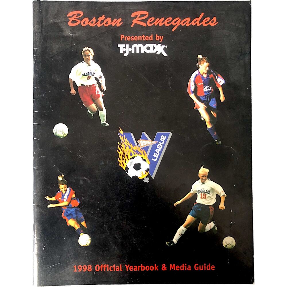 Boston Renegades 1998 Official Yearbook & Guide W-League - 21 Autographs